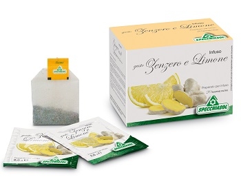 infuso tisana curcuma + limone + miele 20 filtri